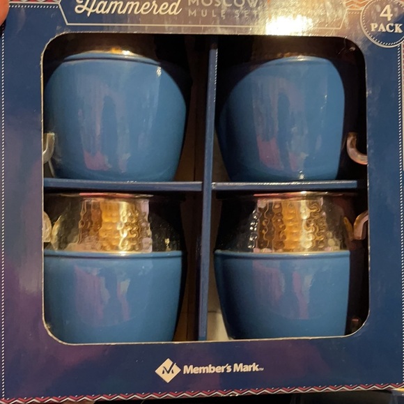 Hammered Moscow Mule 4 Piece Set - Picture 7 of 8